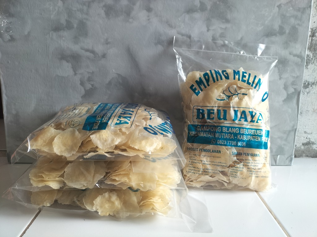 Emping Malinjo Produk Unggulan Gampong Blang Beureueh